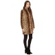 Пальто хутряне Leopard Guess