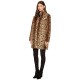Пальто хутряне Leopard Guess