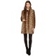 Пальто хутряне Leopard Guess