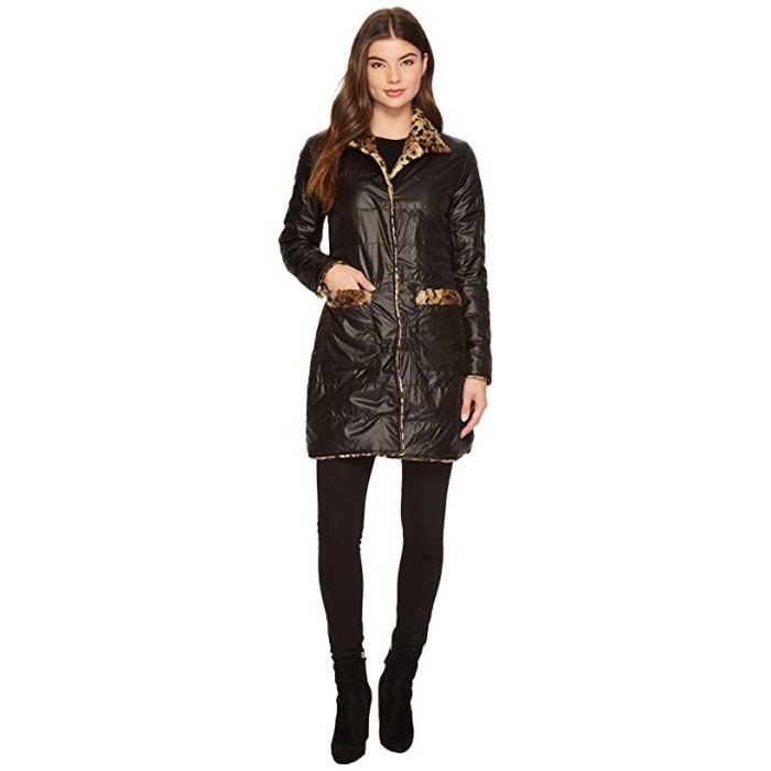 Пальто хутряне Leopard Guess