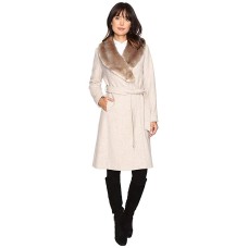 Пальто з хутряним коміром Guess