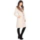 Пальто з хутряним коміром Guess