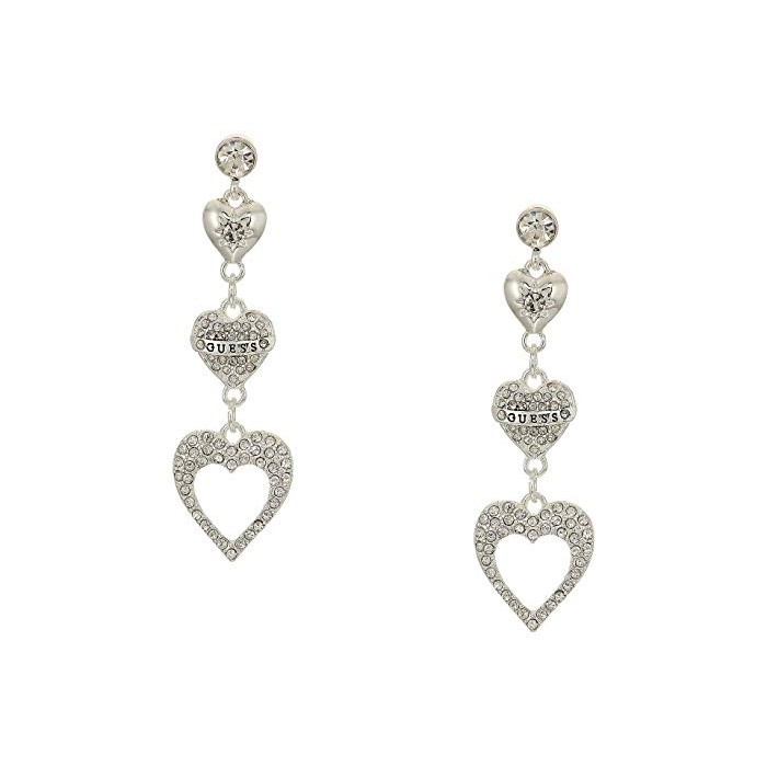 Сережки зі стразами Heart Guess